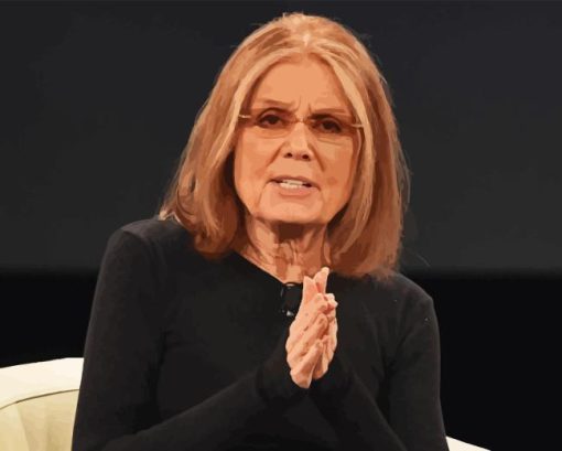 Gloria Marie Steinem Diamond Painting