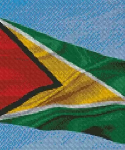 Guyana Flag Diamond Painting