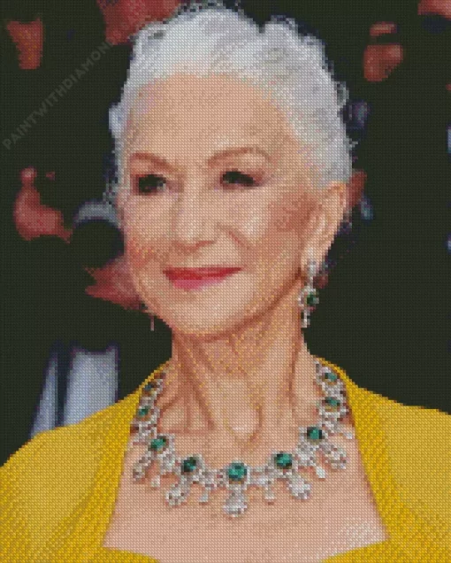 Dame Helen Mirren Diamond Painting