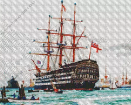 HMS Victory Diamond Painting