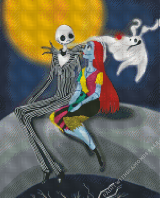 Jack And Sally Diamond Painting