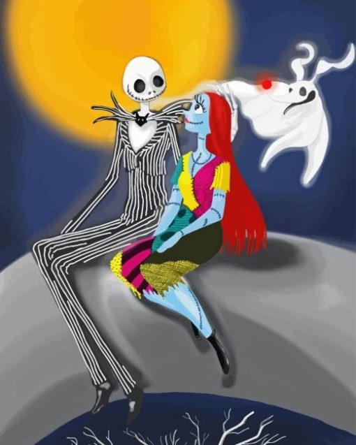 Jack And Sally Diamond Painting