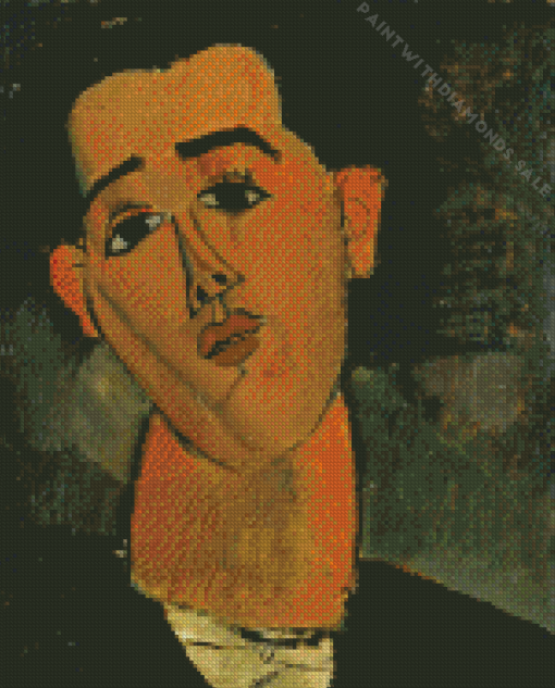 Juan Gris Portrait Diamond Painting