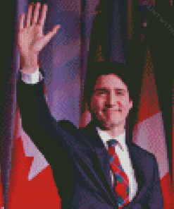 Justin Pierre Trudeau Diamond Painting