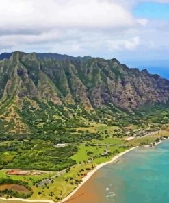 Kualoa Ranch Diamond Painting