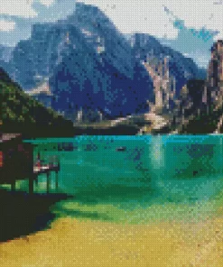 Lake Braies Diamond Painting