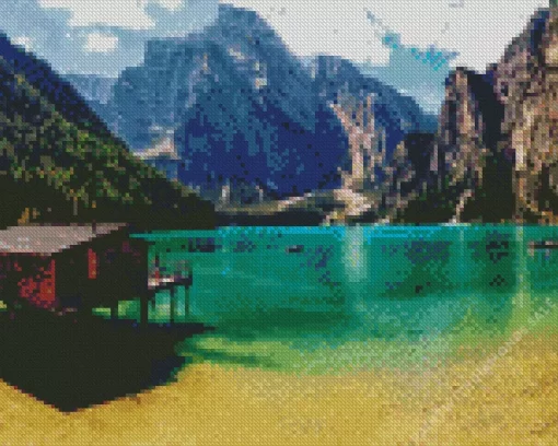 Lake Braies Diamond Painting