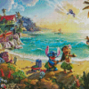 Lilo And Stitcth Thomas Kinkade Diamond Painting