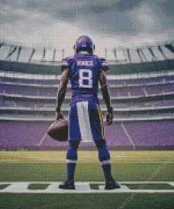 Minnesota Vikings Player Diamond Painting