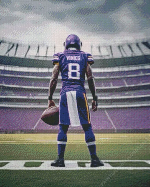 Minnesota Vikings Player Diamond Painting