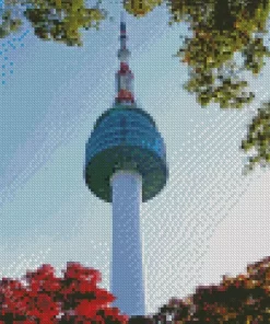 Namsan Tower Diamond Painting