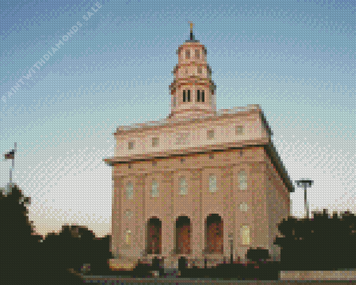 Nauvoo Temple Art Diamond Painting