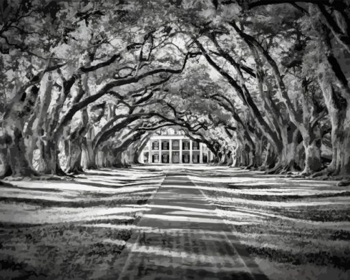 Oak Alley Plantation Diamond Painting