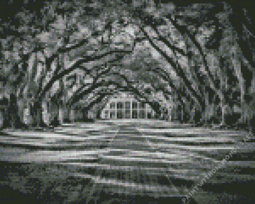 Oak Alley Plantation Diamond Painting