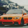 Orange BMW 3 Diamond Painting