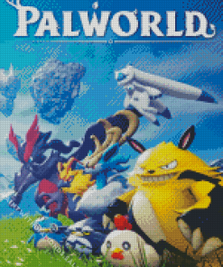 Palworld Poster Diamond Painting