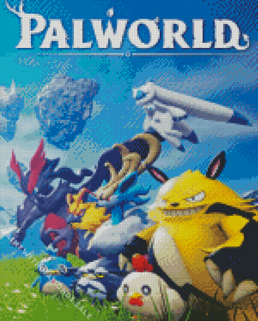 Palworld Poster Diamond Painting