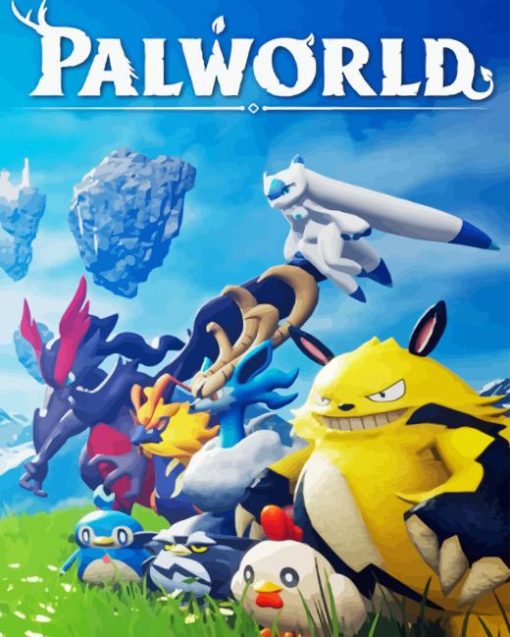 Palworld Poster Diamond Painting