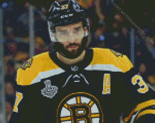 Patrice Bergeron Player Diamond Painting