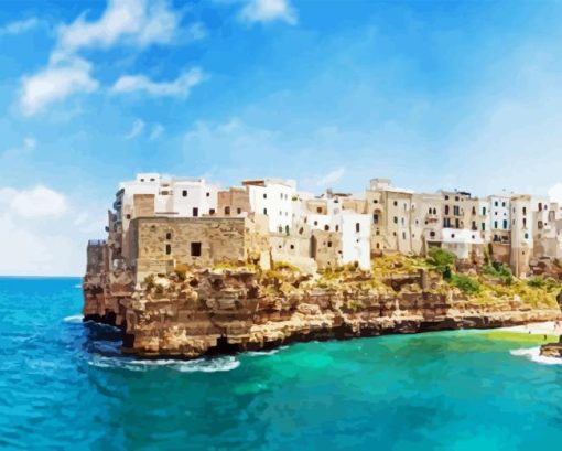 Polignano A Mare Italy Diamond Painting