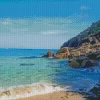 Porthcurno Beach Diamond Painting