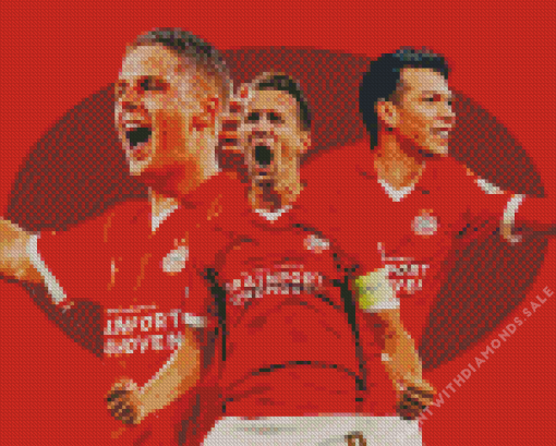 PSV Football Diamond Painting