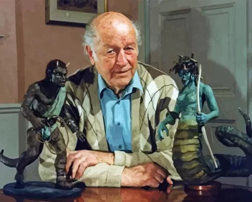 Ray Harryhausen Diamond Painting