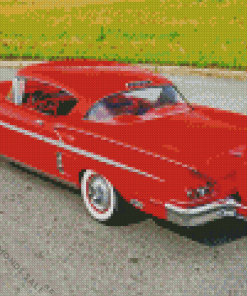 Red 58 Impala Diamond Painting