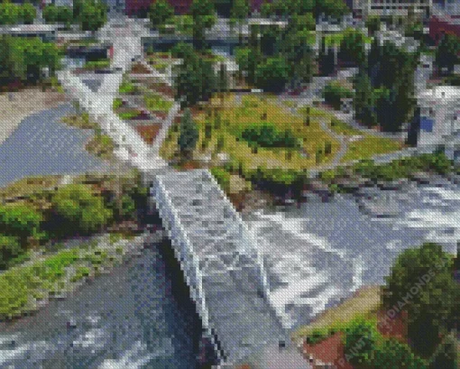 Riverfront Park Diamond Painting