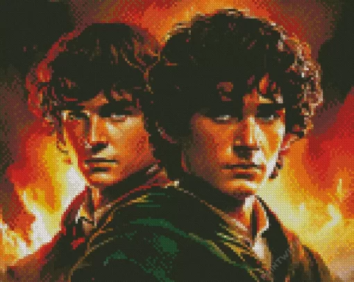 Sam And Frodo Diamond Painting