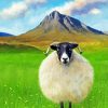 Scottish Black Faced Sheep Diamond Painting