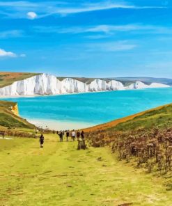 Seven Sisters Walk Sussex Diamond Painting