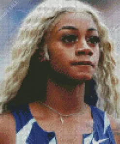 Sha Carri Richardson Diamond Painting