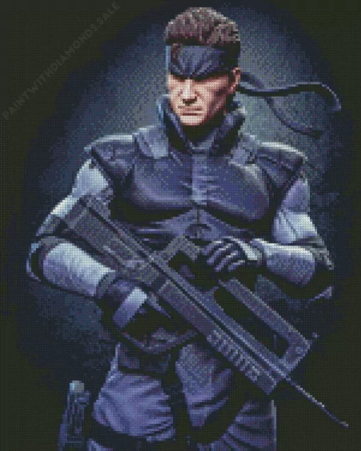 Solid Snake Diamond Painting