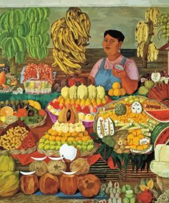 The Fruit Seller Diamond Painting