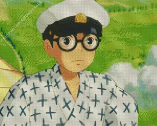 The Wind Rises Character Diamond Painting