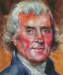 Thomas Jefferson Portrait Diamond Painting