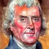 Thomas Jefferson Portrait Diamond Painting