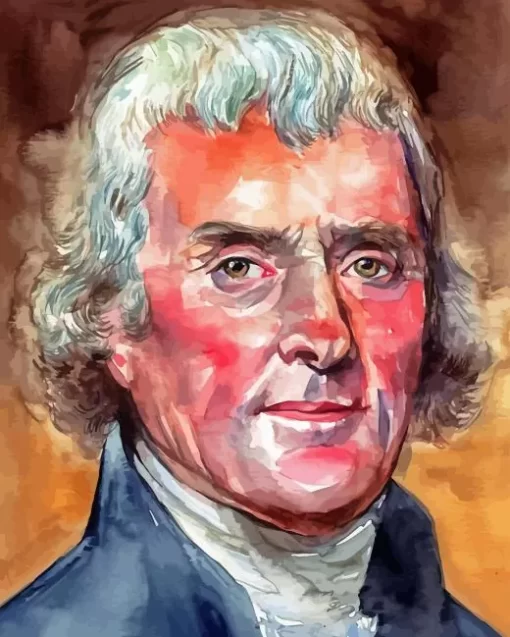 Thomas Jefferson Portrait Diamond Painting