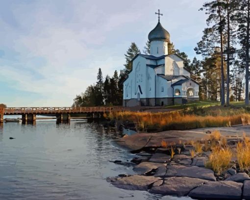 Valaam Island Russia Diamond Painting