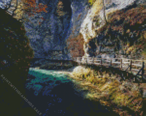 Vintgar Gorge Art Diamond Painting