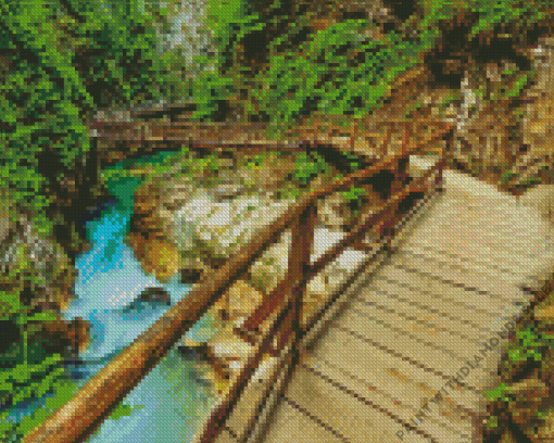 Vintgar Gorge Diamond Painting