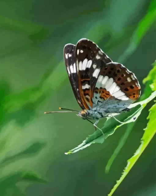 White Admiral Insect Diamond Painting