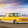 Yellow 67c10 Chevy Diamond Painting