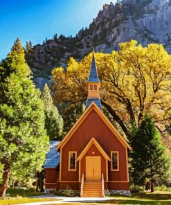 Yosemite Chapel Diamond Painting