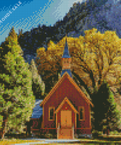 Yosemite Chapel Diamond Painting