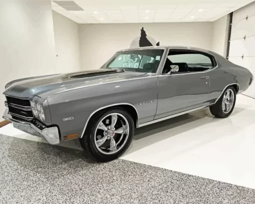 1970 Grey Chevelle Diamond Painting