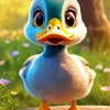 A Cute Duckling Diamond Painting