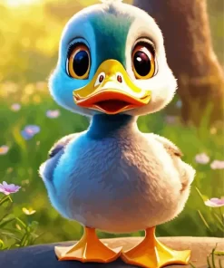 A Cute Duckling Diamond Painting