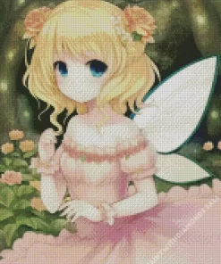 Anime Blond Fairy Diamond Painting